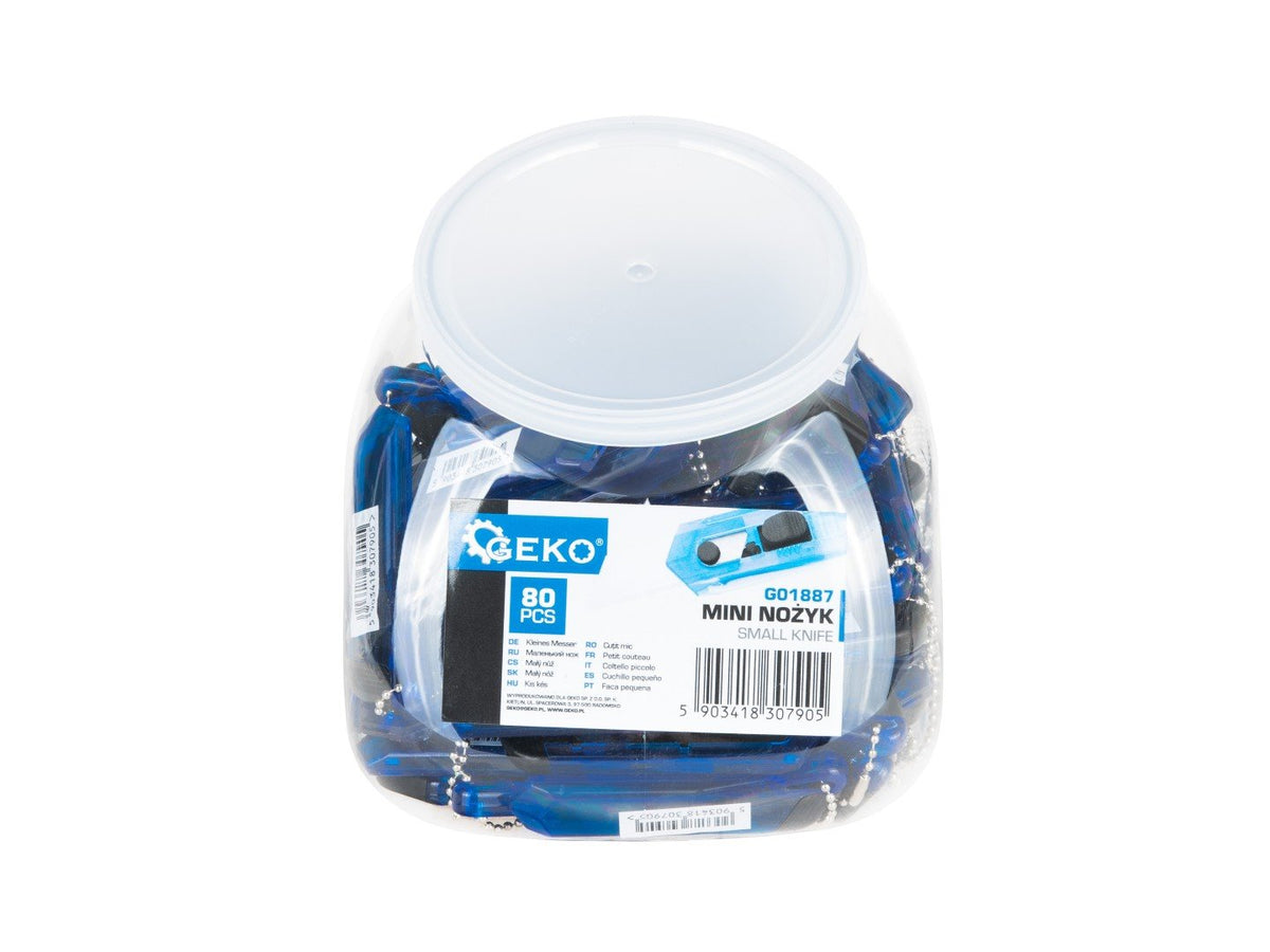 Mini vágókés készlet, 80 db GEKO