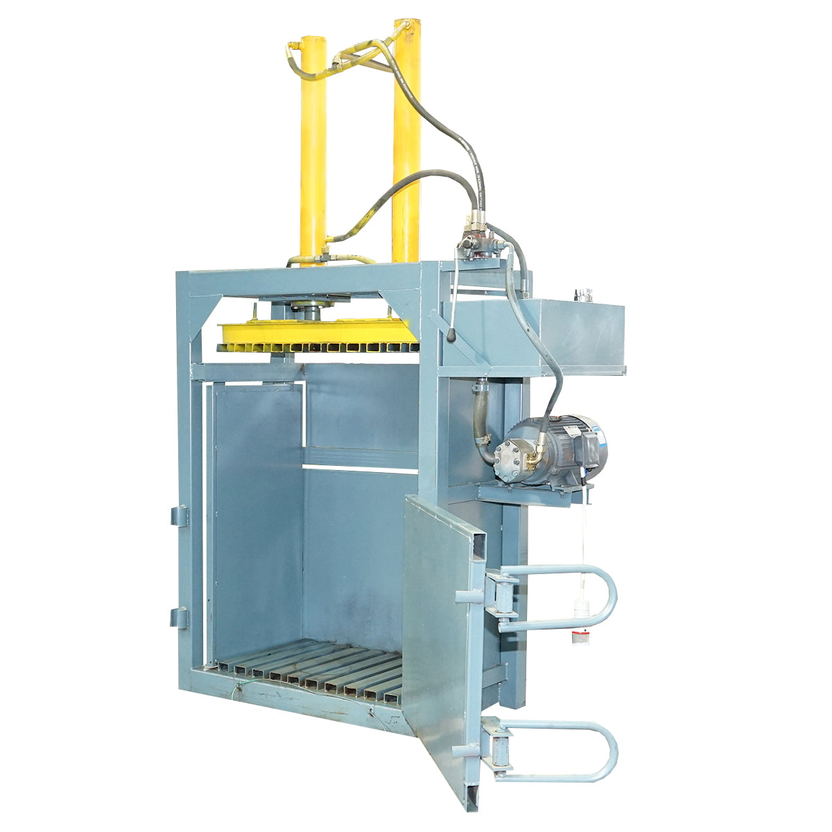 Kartondaráló présgép, 11 kW, 130–150 kg kapacitás, 900 mm dugattyúhossz