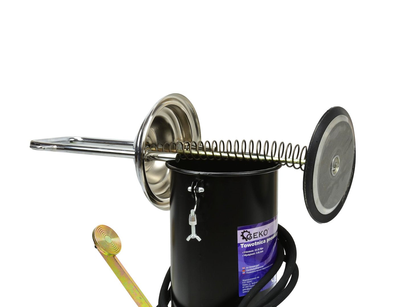 PEDÁLOS ZSÍRZÓPUMPA 15 L TARTÁLLYAL ÉS 4 M TÖMLŐVEL GEKO