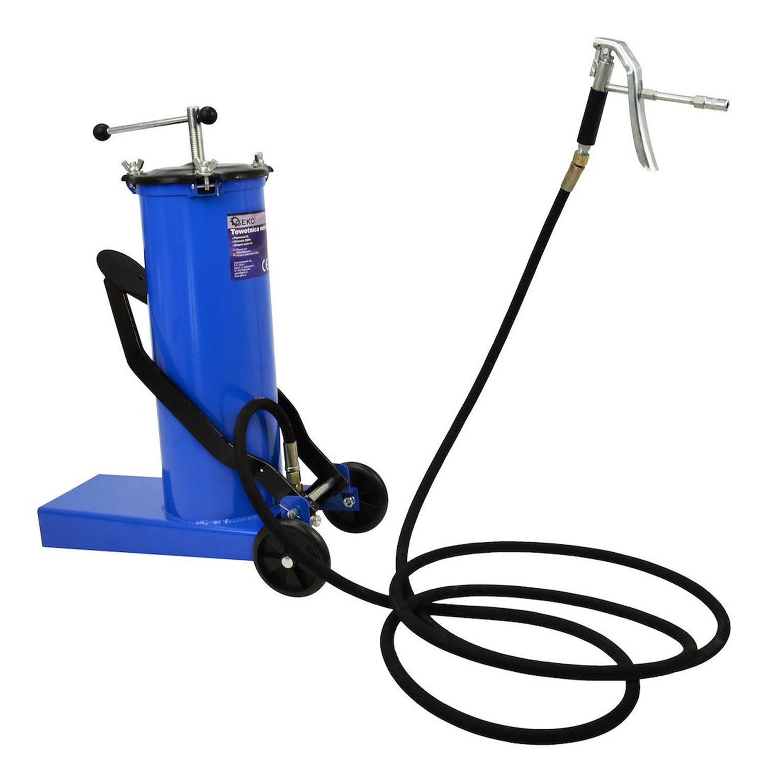 ZSÍRZÓPUMPA 6 L TARTÁLLYAL ÉS 4 M TÖMLŐVEL GEKO
