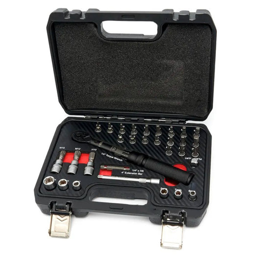 PRECÍZIÓS NYOMATÉKKULCS KÉSZLET 1/4''-OS 2-20NM 32 DARABOS HBM