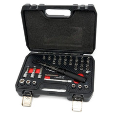 PRECÍZIÓS NYOMATÉKKULCS KÉSZLET 1/4''-OS 2-20NM 32 DARABOS HBM