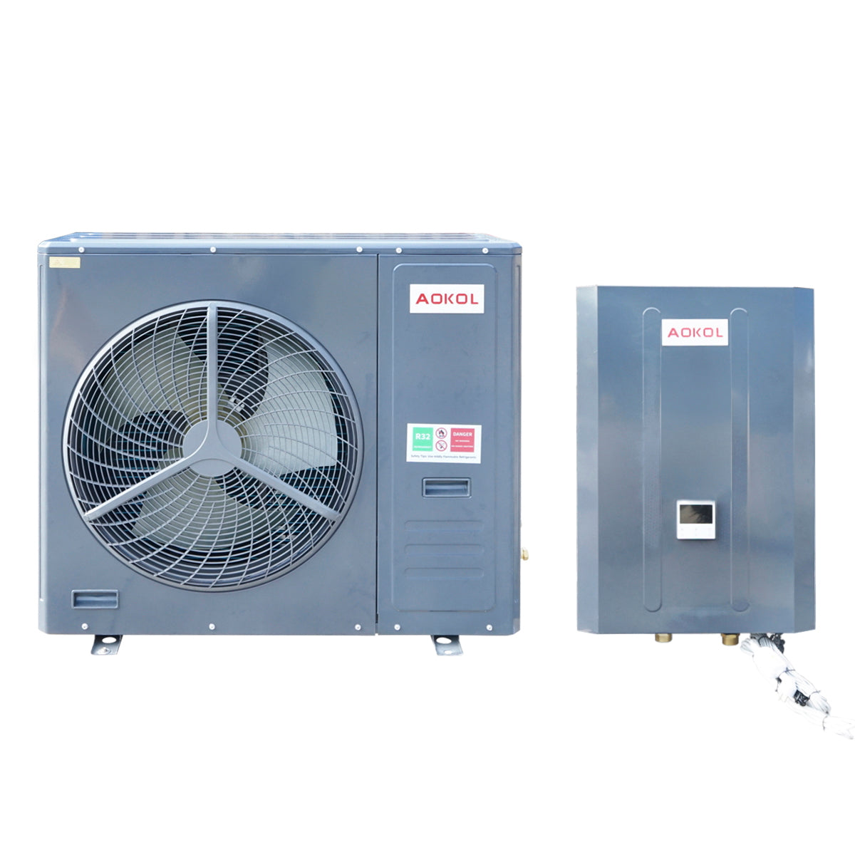 Hőszivattyú 10 kW, 230V, ASH-35CHW/FR, levegő-víz rendszer, Aokol
