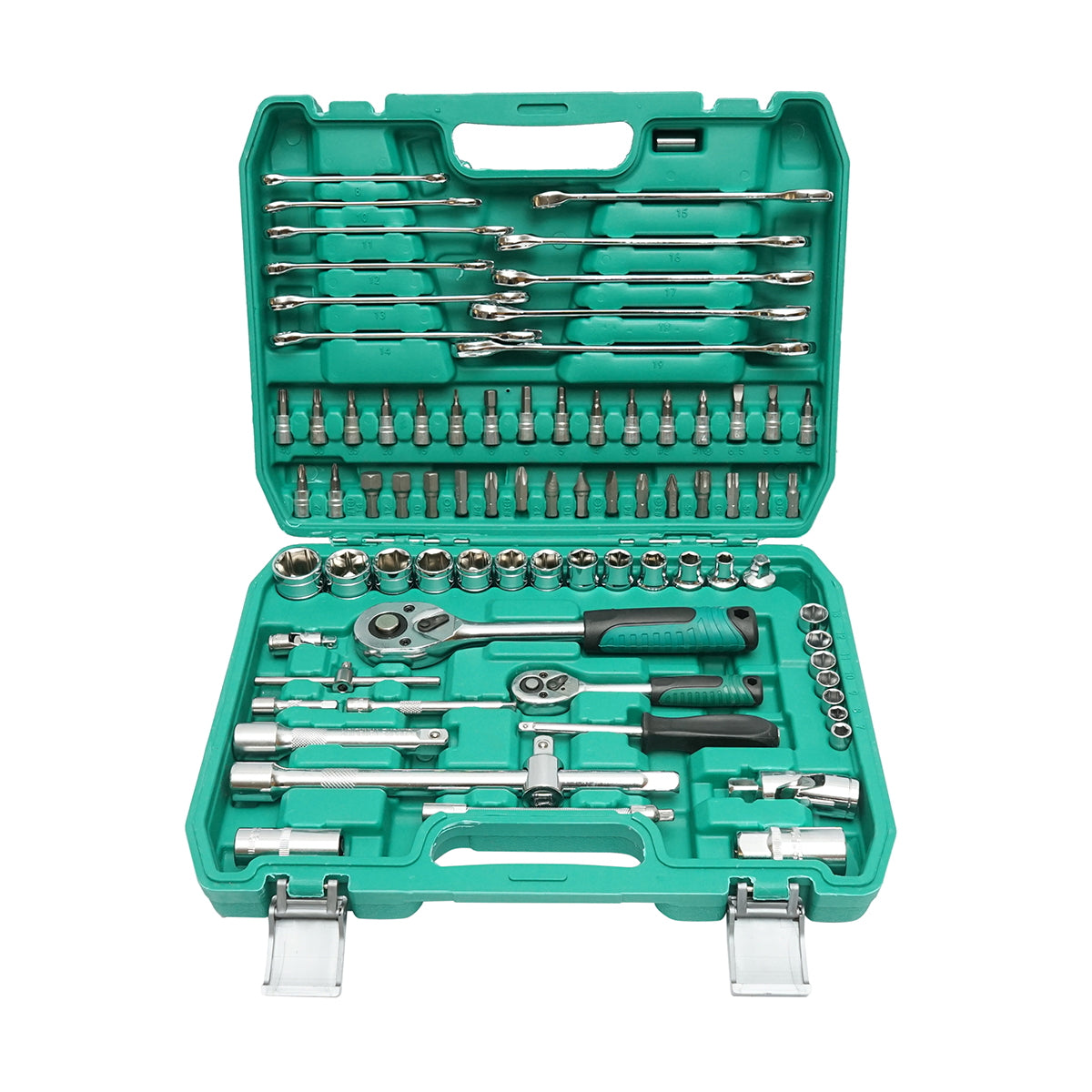 KOMBINÁLT KULCSKÉSZLET, CSŐVÁZAS, FIX, TORX, RACSNI 78 DB BRECKNER GERMANY