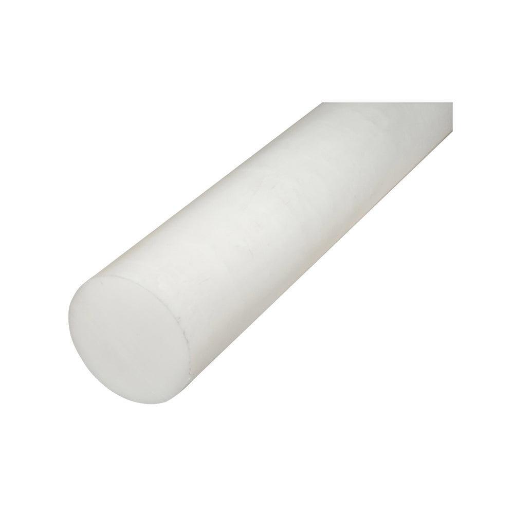 Poliamid, poli-oximetilén (pom) fehér rúd, 1000x70mm, 5.83 kg