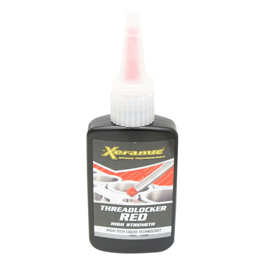 Menetrögzítő és tömítő ragasztó, piros, nagy szilárdságú, Xeramic