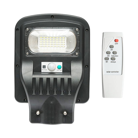 NAPELEMES LED UTCAI VILÁGÍTÓTEST 50W, 6500K, IP65, NAPELEMMEL, MOZGÁSÉRZÉKELŐVEL ÉS TÁVIRÁNYÍTÓVAL, BRECKNER GERMANY