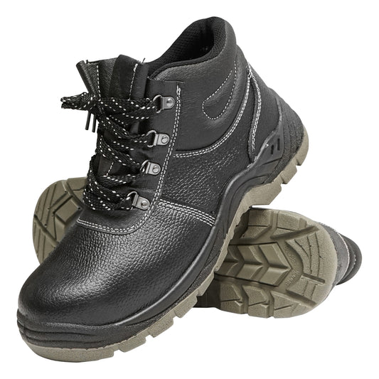 Védőbakancs, 41-es méret, acél lábujjvédővel és talplemezzel, típus: 5003