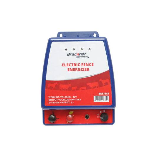Impulzusgenerátor elektromos kerítéshez, 6 Joule, 12 V / 220 V, Breckner Germany