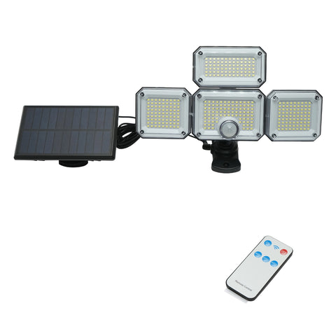 LED LÁMPA 8W, NAPELEMMEL, TÁVIRÁNYÍTÓVAL ÉS 2400 MAH AKKUMULÁTORRAL, IP65, BRECKNER GERMANY