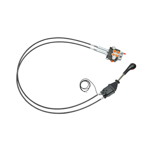 HIDRAULIKUS SZELEP KARRAL, KÁBEL HOSSZA 2M, NYOMÁS 250 BAR, ÁRAMLÁSI SEBESSÉG 40L/MIN, BRECKNER GERMANY