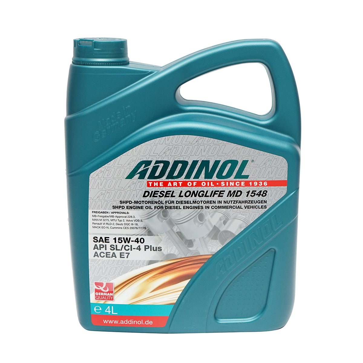 Addinol Longlife MD1548 15W40 dízelmotorolaj, 4L