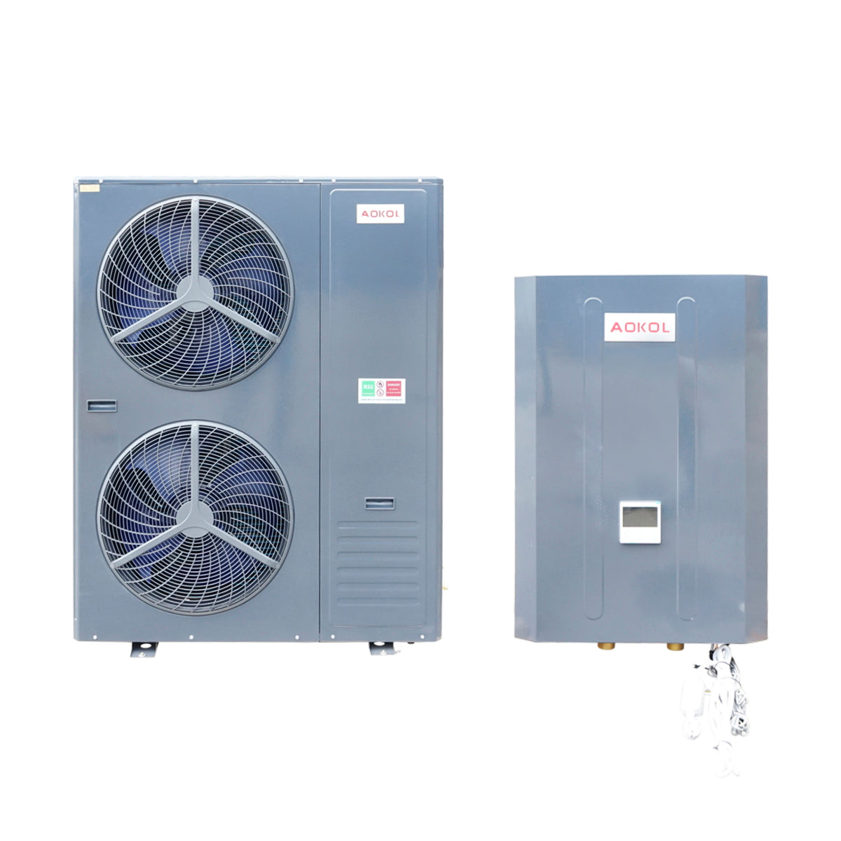 Hőszivattyú 25 kW, 380V, ASH-85CHW/FR, levegő-víz rendszer, Aokol