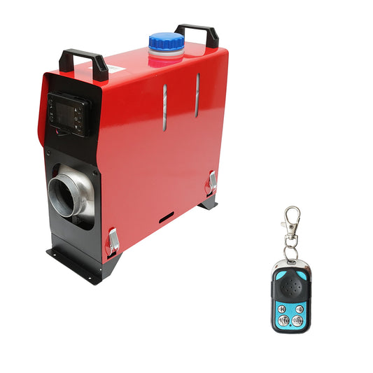 Sirocou, halk állóhelyzeti fűtés 12/24–220V, 5KW, LCD kijelzővel, távirányítóval és Kyocera izzítógyertyával, THOR