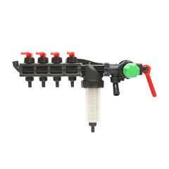 4-utas osztóegység szűrővel (Heavy Filter) permetezőgéphez