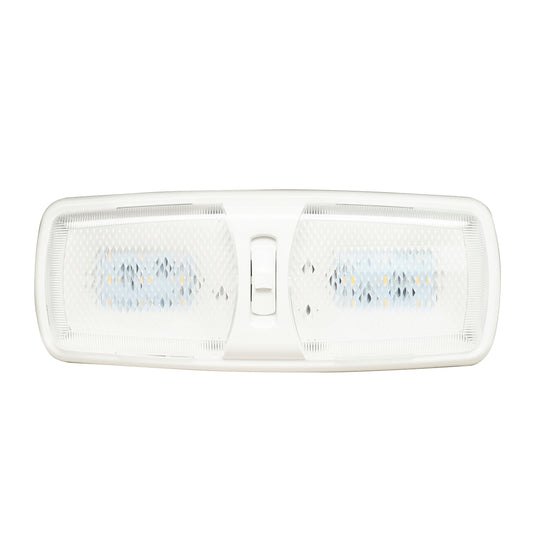 Kettős LED-es mennyezeti lámpa, 12V, teherautóhoz