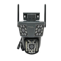 FELÜGYELETI KAMERA, 3 LENCSÉVEL, 3 DB 6 MP OBJEKTÍV, WIFI 2.4GHZ, 360° FORGÁS, PTZ, MOZGÁSÉRZÉKELŐ, RIASZTÁS, EMBERI JELENLÉT FELISMERÉS, IPC360 HOME ALKALMAZÁS