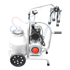 TEHÉNFEJŐ GÉP 160 CC GYŰJTŐEGYSÉGGEL, HORGANYZOTT VÁZZAL, 30 LITERES ALUMÍNIUM TARTÁLLYAL, 1 ÁLLÁSOS, BRECKNER GERMANY