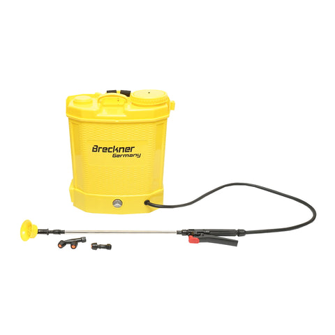 Elektromos permetezőgép/vermorel, 12L tartállyal, 12V 8Ah akkumulátor, 3.1 l/perc áramlás, Breckner Germany