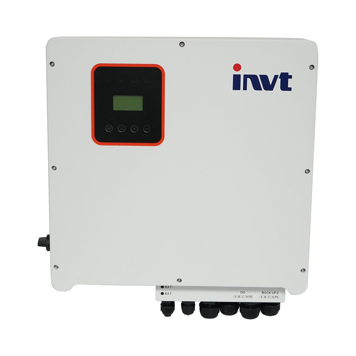 Háromfázisú hibrid inverter fotovoltaikus rendszerhez 10KW INVT BD10KTR-RH3  400V 2xMPPT, termelő-fogyasztó ON/OFF-GRID INVT