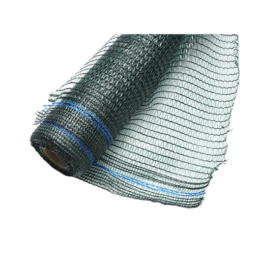 Árnyékolóháló 40% szélesség 12M, hosszúság 25M zöld polietilén UV védelemmel