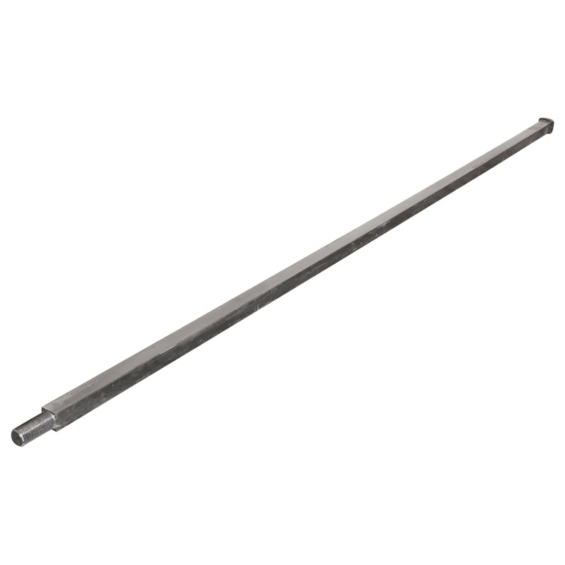 Négyzetes tárcsatengely lengyel fűkaszához 40x40 mm, hossz 2500 mm, M36 menettel, C+F kivitelben