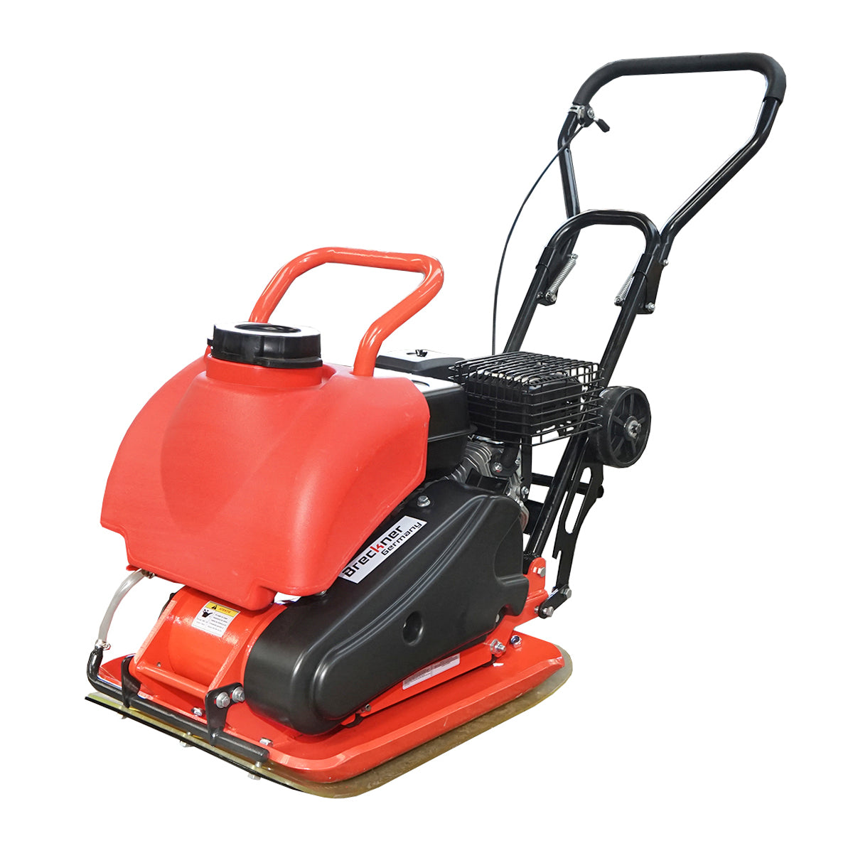 Lapvibrátor C90-B, 540×420 mm munkafelülettel, Euro 5 szabványú motorral, 196 cm³ / 6,5 LE, 5500 ford./perc, 80 kg, víztartállyal, Breckner Germany