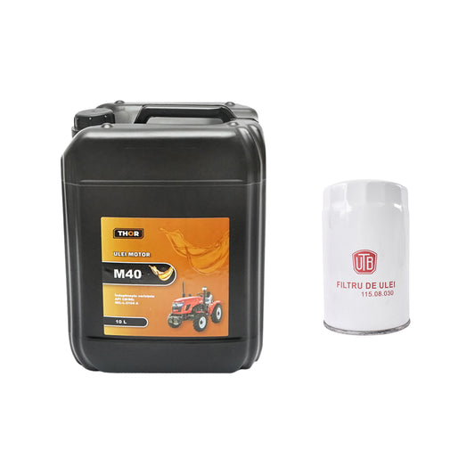 Motorolaj- és szűrőcsere csomag M40 10L, UTB U-650 traktorhoz