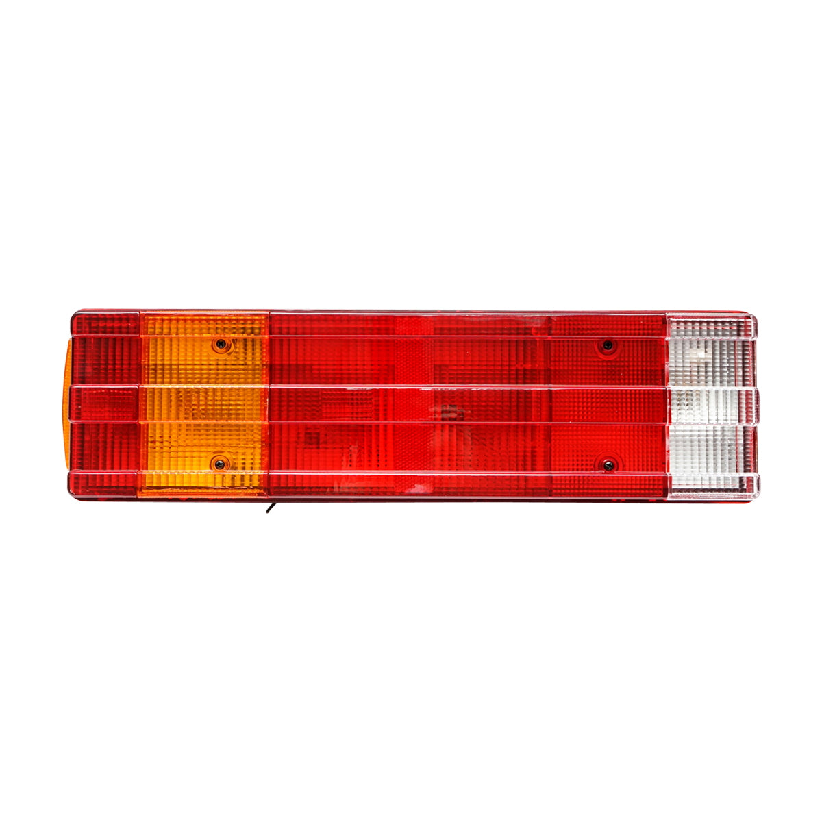Jobb oldali hátsó lámpa, 7 funkcióval, bordázott búrával, 480x113x90 mm, DAF, MB Atego típusokhoz, OEM: 1522386, 4.62376, A0035445303, A0035445703