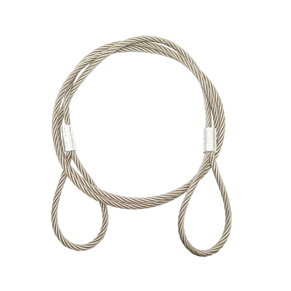 Csörlőkötél „ciochinar” típusú, acél, 6x37, fi 14 mm, 5 m, 2 szemmel
