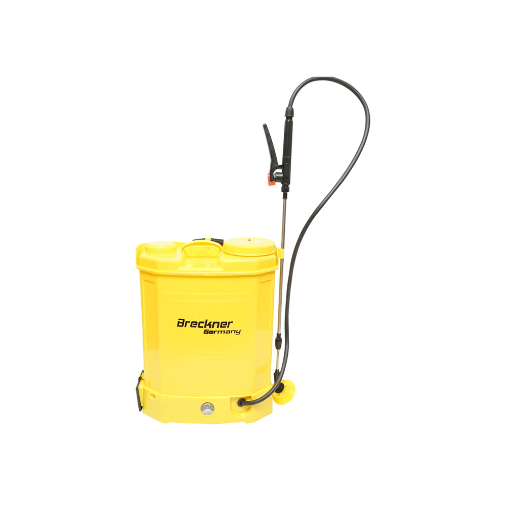 Elektromos permetezőgép (vermorel), 16L tartállyal, 12V 8ah akkumulátor, 3.1 l/perc áramlás, BRECKNER GERMANY