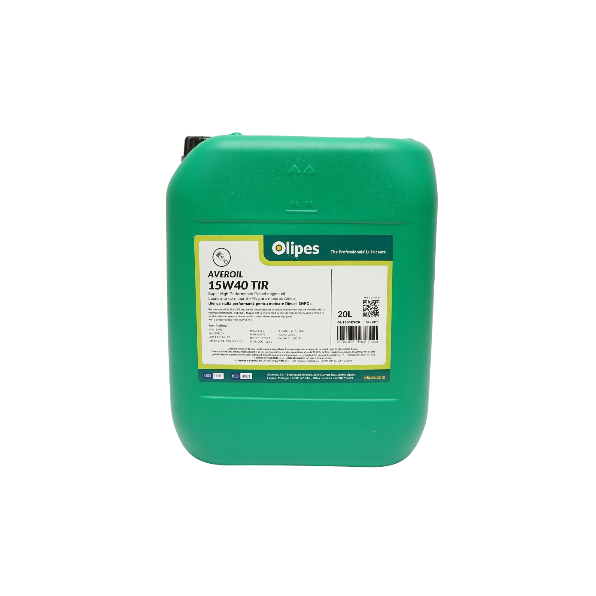 Olipes Averoil TIR 15W40 motorolaj, 20L