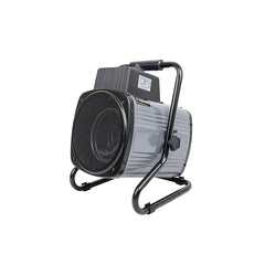 Elektromos hőlégfúvó, egyfázisú, 220–240 V, 2,4 kW, fűtött terület 24 m², meleg levegő térfogat 233 m³/h, termosztáttal, dupla túlmelegedés elleni védelemmel, Breckner Germany