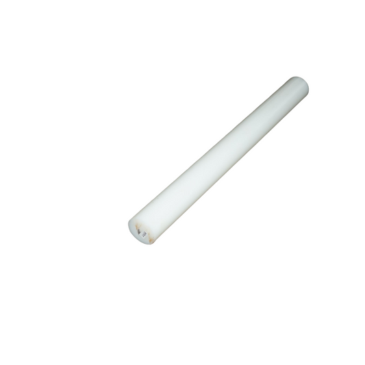 Teflon (PTFE), politetrafluoretilén fehér rúd, Ø80x330mm, 3.8 kg