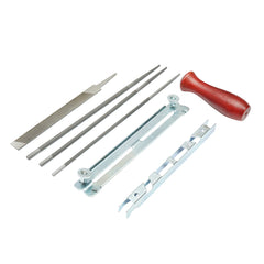 6 darabos láncélező szerszámkészlet, 3/8