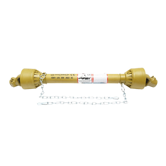 Kardántengely 850 mm, L2S T2, kereszt 23,8x61,3 mm, citrom alakú csővel 24x62 mm, Z=6