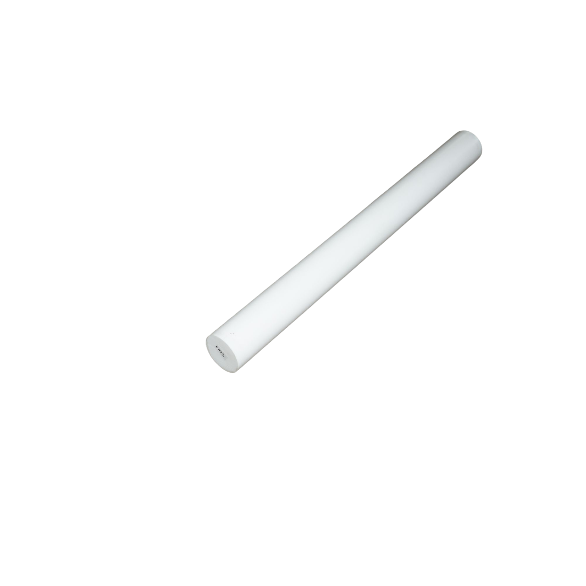 Teflon (PTFE), politetrafluoretilén fehér rúd, 100x1000mm, 18.50 kg