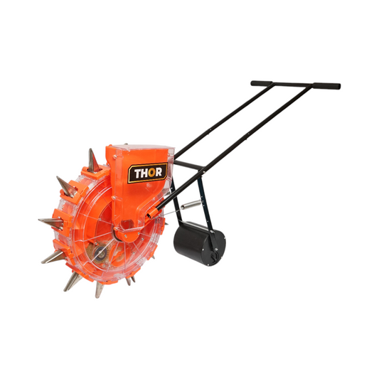 Kézi vetőgép, 12 tüskével, 8 cm vetési mélységgel – THOR