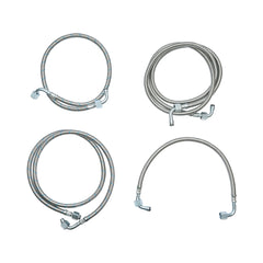 4 DARABOS HIDRAULIKACSŐ KÉSZLET CSÖRLŐHÖZ, ERDÉSZETI TRAKTORHOZ (HOSSZAK: 500 / 800 / 1300 / 1800 MM)