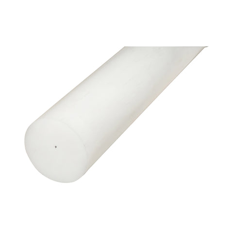 POLIAMID, POLI-OXIMETILÉN (POM) FEHÉR RÚD, 1000X60MM, 4.24 KG