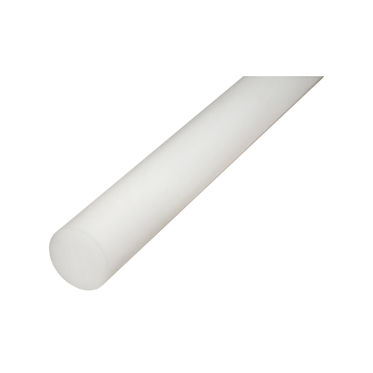 Poliamid, poli-oximetilén (POM) fehér rúd, 1000x40mm, 1.91 kg