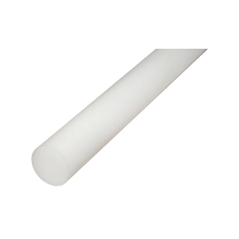 POLIAMID, POLI-OXIMETILÉN (POM) FEHÉR RÚD, 1000X40MM, 1.91 KG