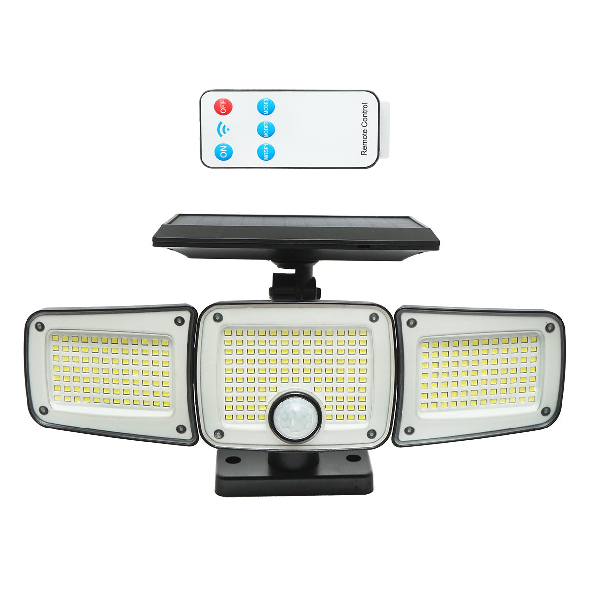 LED lámpa, 2700 lm, napelemmel, távirányítóval és 2400 mAh akkumulátorral, IP65, Breckner Germany