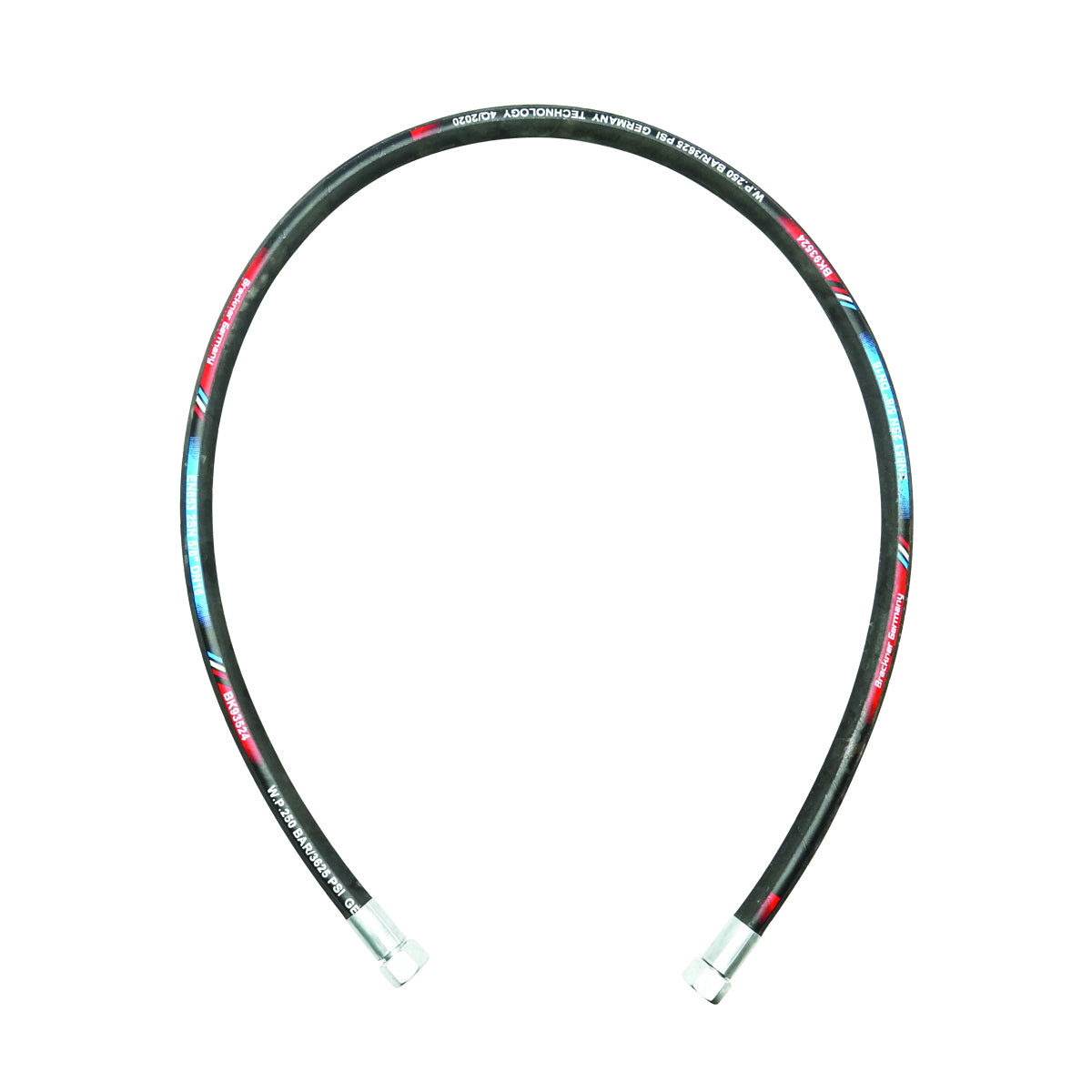 Sajtolt hidraulikatömlő DN16 2SN 1800 mm Erdei traktorhoz