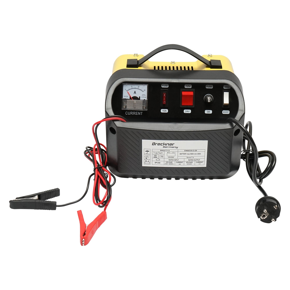 Autó akkumulátor töltő 12/24V 5a 230V/140w 20-90ah akkumulátorokhoz BRECKNER GERMANY