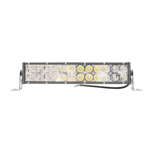 LED fényhíd, rúd típus, 24 LED-del, 9–60V, 72W, 6000K, 340x65 mm, Breckner Germany