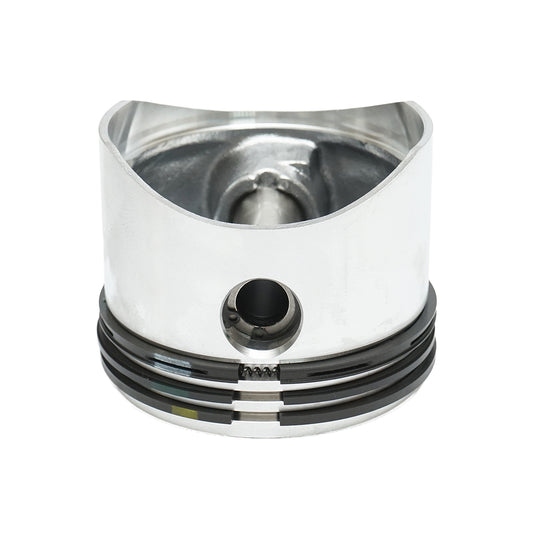 Dugattyú gyűrűkkel, csapszeggel és biztosítógyűrűkkel 80 mm méretben légkompresszorhoz Perkins motoros Erdei traktorhoz