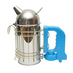 ELEKTROMOS MÉHÉSZETI FÜSTÖLŐ, ROZSDAMENTES ACÉLBÓL, HŐVÉDŐ HENGERREL, USB-S TÖLTÉSSEL, 190 MM