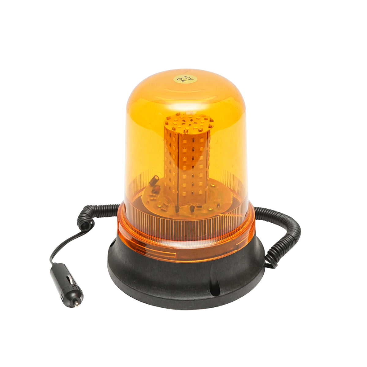 LED/SMD villogó, 12V, mágneses talppal, szivargyújtós csatlakozással