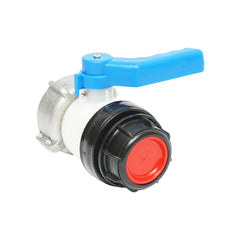 IBC tartály gömbcsap, S60x6, DN50, 75 mm menetátmérő, EPDM tömítéssel